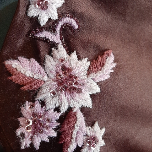 🎊🌸HP🌸🎉Betsey Johnson silk skirt - Picture 6 of 7